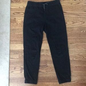 Black drawstring joggers medium 10-12